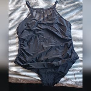 Black bathing suit size 18W